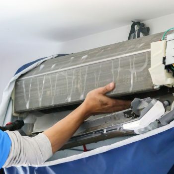 split system air-conditioner cleaning